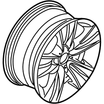 BMW 36-11-6-765-502 Light Alloy Rim
