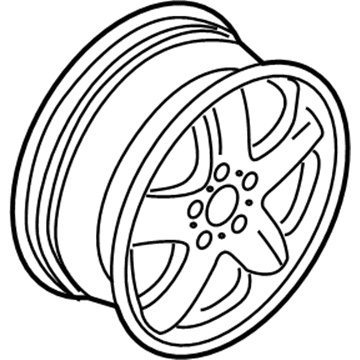 BMW 36-11-1-096-160 Light Alloy Rim
