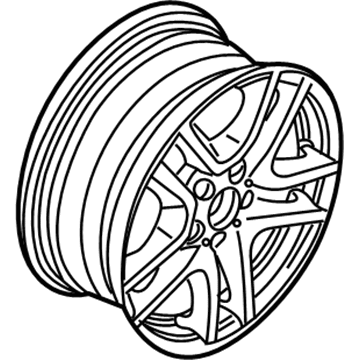 BMW 36-11-6-761-929 Light Alloy Rim