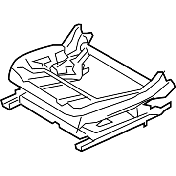 BMW 52-10-7-367-545 Seat Frame, Comfort Seat, Left