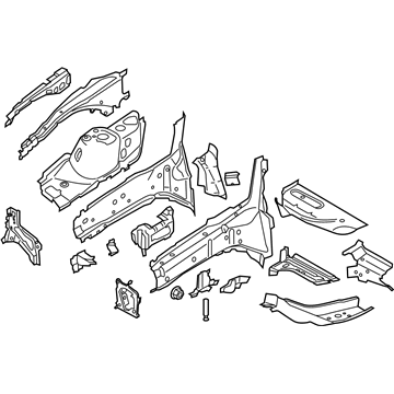 Ford CV6Z-16054-B Apron/Rail Assembly