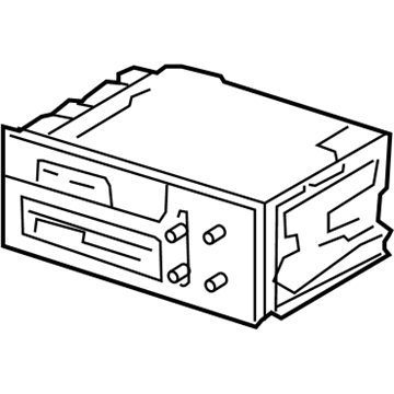 GM 93801884 Radio Asm-Amplitude Modulation/Frequency Modulation Stereo & Clock & Audio Disc