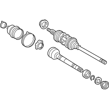 Toyota 43420-07030 Shaft Assembly, Front Drive, Left