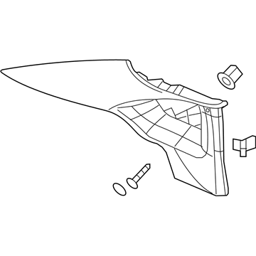 GM 23311871 Upper Trim Panel