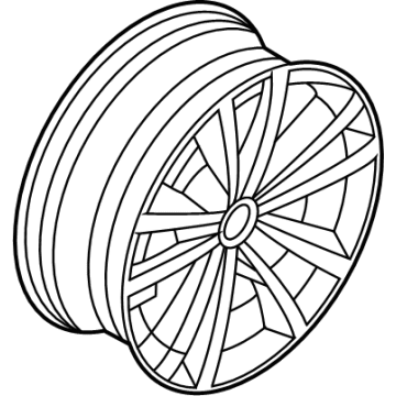 BMW 36-11-6-884-203 Disk Wheel, Light Alloy, In