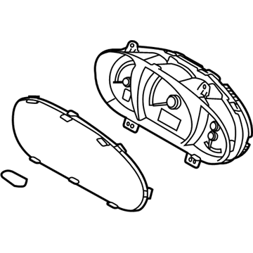 Kia 940013W000 Cluster Assembly-Instrument