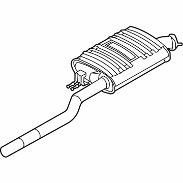 Hyundai 28650-S2450 MUFFLER Assembly-Center