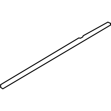 Hyundai 83341-1E000 Weatherstrip Assembly-Rear Door Belt Inside, RH