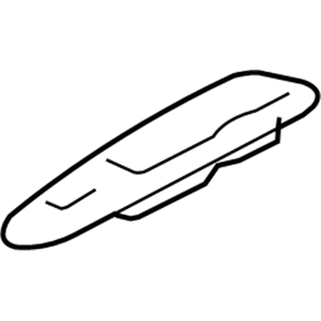 Hyundai 83710-1E000-AR Handle-Rear Door Grip, LH