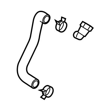 Kia 25414S9500 Hose Assembly-Radiator, U