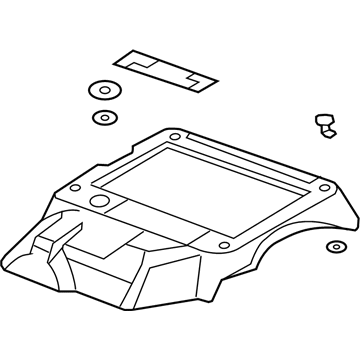 Acura 19711-RWC-A00 Cover Assembly, Intercooler