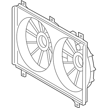 Lexus 16711-31340 Shroud, Fan