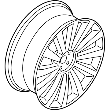Ford LC5Z-1007-E Wheel, Alloy