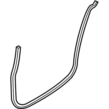 Nissan 82830-8S500 Weatherstrip-Rear Door, RH