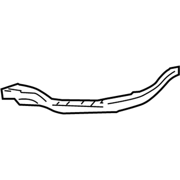 Acura 71190-STK-A00 Beam, Left Front Bumper (Upper)
