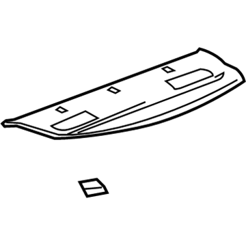 Toyota 64330-33340-E0 Package Tray Trim