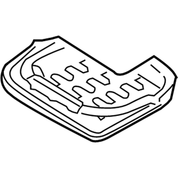 Hyundai 89210-3J000 Frame Assembly-Rear Seat Cushion, RH