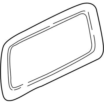 Hyundai 87191-26000-YD Weatherstrip-Tail Gate Glass
