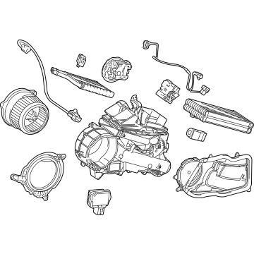 Toyota 87030-08180 AC & Heater Assembly