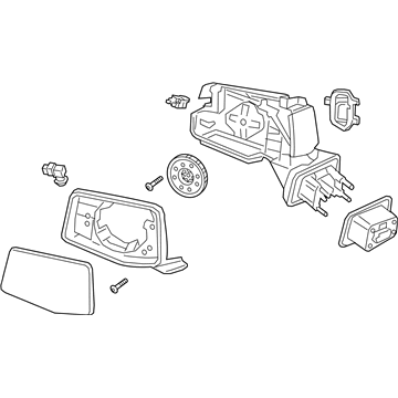 GM 84823227 Mirror Assembly