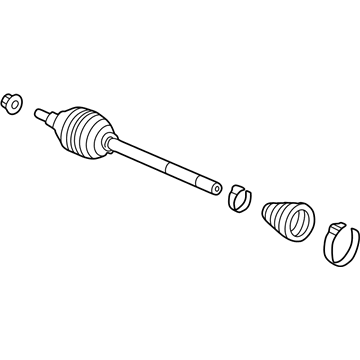 Honda 44011-S84-A00 Driveshaft Set, Driver Side