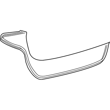 Lexus 64461-75010 Weatherstrip, Luggage Compartment Door