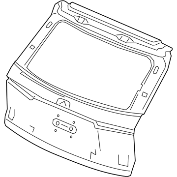 Honda 68100-TGS-A01ZZ TAILGATE