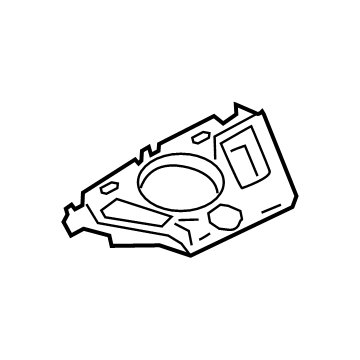 BMW 51-45-6-831-281 SUPPORT CENTER SPEAKER