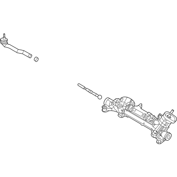 Nissan 49001-6LW7A GEAR & LINKAGE ASSY-POWER STEERING