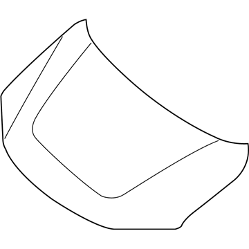 Nissan 65100-9PF0A Hood