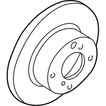 Infiniti 43206-9E601 Rotor-Disc Brake, Rear