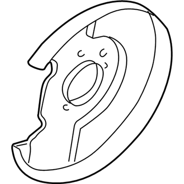 Nissan 44161-2B000 Plate-BAFFLE
