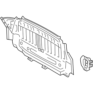 Toyota 58307-06040 Panel Below Lid