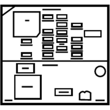 GM 10309541 Fuse Box Label