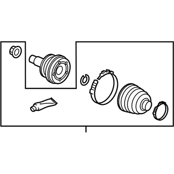 Acura 44014-TRX-A01 Joint Set, Outboard