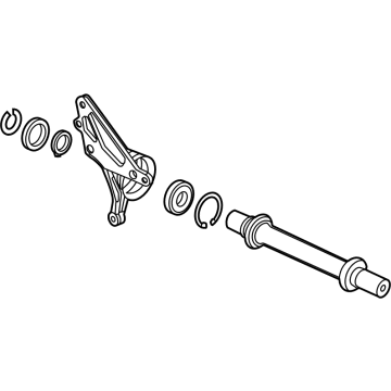 Acura 44500-TZ3-A01 Shaft Assembly, Half