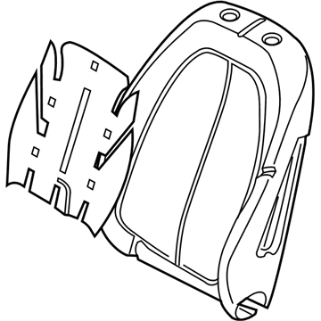 BMW 52-10-7-430-807 Sport Backrest Upholstery Parts, Left