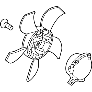 GM 84390614 Fan Motor