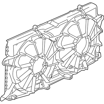 GM 23390829 Shroud-Engine Coolant Fan Rear