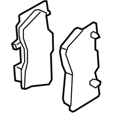 Ford NR3Z-2001-A KIT - BRAKE LINING