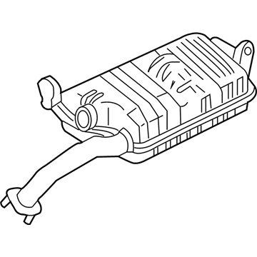 Hyundai 28700-2C251 Tail With Muffler Pipe