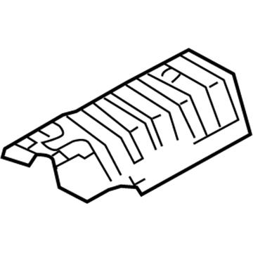 Hyundai 28798-2D100 Panel-Heat Protector, Center