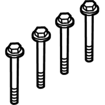 Mopar 6106300AA Screw-HEXAGON FLANGE Head