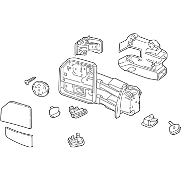 Ford HC3Z-17682-AA Mirror Assembly