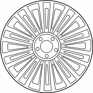 Kia 52906J6200 Wheel Assembly-Aluminium