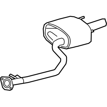 Lexus 17430-31D50 Exhaust Tail Pipe Assembly
