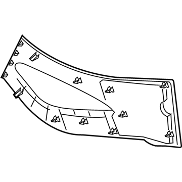 GM 26695726 Side Trim Panel