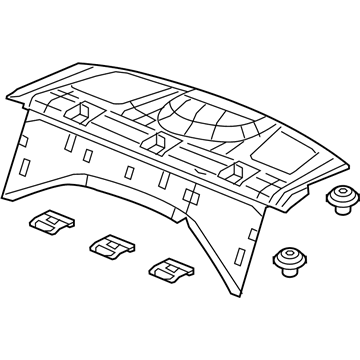 Honda 84505-TR5-A01ZA Tray, RR. *NH686L* (WARM GRAY)