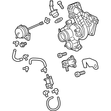 GM 12682937 Turbocharger Asm-Compressor Air Intake