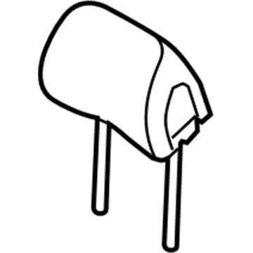 Hyundai 88700-E6010-S3G Headrest Assembly-Front Seat